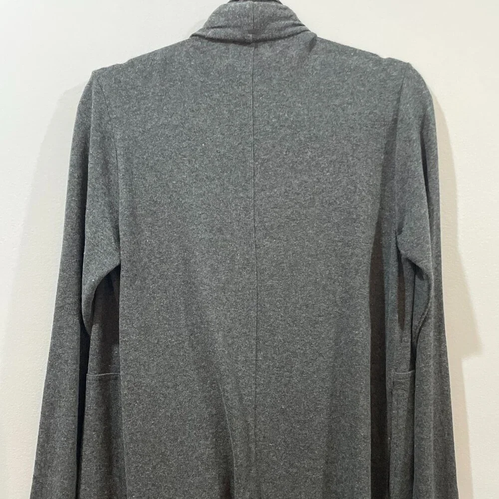 NWT $194 Velvet Graham & Spencer Draped Cardigan Charcoal Grey XS Anthropologie - Picture 5 of 7
